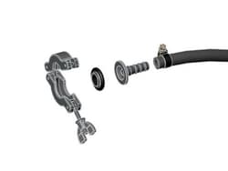 Memmert&trade;&nbsp;Vacuum Connecting Hose 3M W/Connection Accessories (Not Required With Pump Module), For Vo29