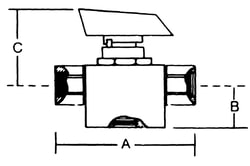 Merck Stainless Steel Ball Valve Material: Stainless Steel:Tubing, Quantity: