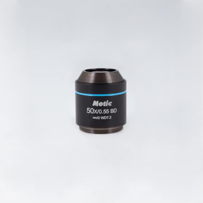 Motic CCIS® LM Plan achromatic BD objectives LM BD PL 50X/0.55 (WD=7 ...