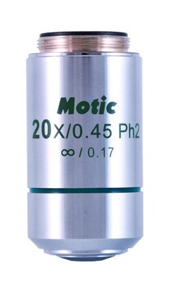Motic OBJECTIVE CCIS EC-H PL PH20X/0.4, Quantity: Each