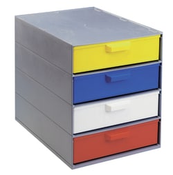 Multiroir Controlec BLOC DE 4 PLATEAUX-TIROIRS, Quantity: Varje