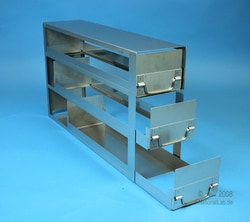 National Lab EPPi drawer rack 102, for 12 boxes up to133x133x103 mm, 4D/3H,