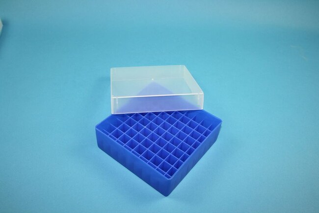 National Lab EPPI BOX 50 / 9X9 DIVIDER, NEON-BLUE, HEIGHT 52mm fix ...