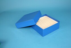 National Lab MIKE Box 50 / 10x10 divider, blue, height 50 mm,fiberboard