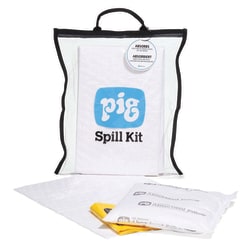 New Pig Oil-Only Clear Compact Spill Kit, Absorbency up to 6.8 L, Quantity: