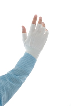 Ansell BioClean™ S-BGHF Sterile Half-Finger Nylon Glove Liners