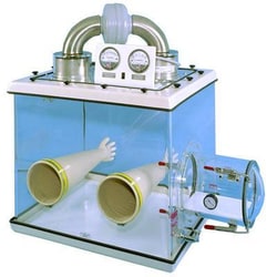 Plas Labs Closed Loop double HEPA filtration system Glove Box, Quantity: