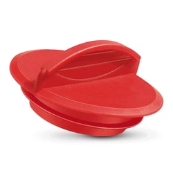 Poeppelmann X100 Verschl.Stopfen/rot-Form AG11 ., Quantity: Pack of 100