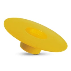 Poeppelmann GPN 650 Series Yellow Form B LDPE Flange Cover Plug 205 mm | Buy Online | Poeppelmann&trade; | Fisher Scientific