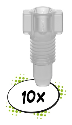 SCAT&trade;&nbsp;Blind Plugs, Green Line, PE