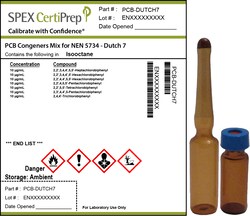 Pcb Congeners Mix For Nen 5734, SPEX CertiPrep 1 mL | Buy Online | SPEX Certiprep | Fisher Scientific
