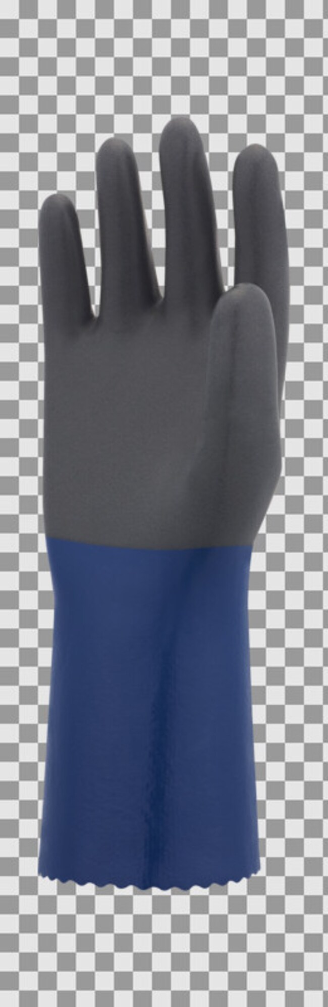 SHOWA Blue Chemical Resistant Gloves, Model CS710 Fisher Scientific