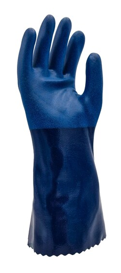 SHOWA CS720 Blue Chemical Resistant Gloves L | Buy Online | SHOWA | Fisher Scientific