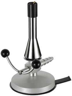 Usbeck Laborgeraete Teclu burner, air regulation, economy flame inside,