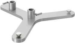 Usbeck Laborgeraete Tripod base Duplex, steel, for rods up to 16mm, Quantity: