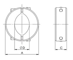 VACUUBRAND&trade;&nbsp;Stainless Steel Clamping Rings