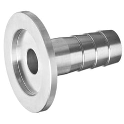 Vacuubrand Small flange, aluminum, KF DN 16,with hose nipplefor tubing