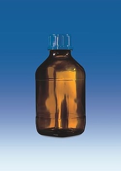 VITLAB Brown Glass Bottles with Safety Coating for Genius and Simplex Dispensers Round | Buy Online | VITLAB&trade; | Fisher Scientific
