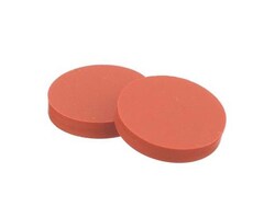 Wheaton Science Products X100 Septa 8mm, PTFE/Red Silicone
