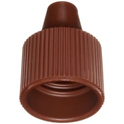 Wheaton Science Products X1000 Dropper Tip Cap 15-415, PP, Braun, Quantity: