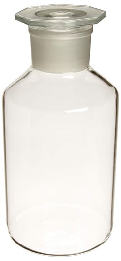 Wheaton Science Products X10 Ground Stopper Reagent Bottle 250ml, Borosilicate,