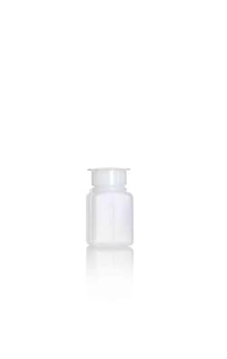 Azlon quadratische, durchscheinende, graduierte HDPE-Flaschen mit Steckverschlüssen 50 ml | Buy Online | Azlon | Fisher Scientific