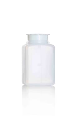 Azlon HDPE Translucent Graduated Square Bottles with Plug Caps 500 mL | Buy Online | Azlon | Fisher Scientific