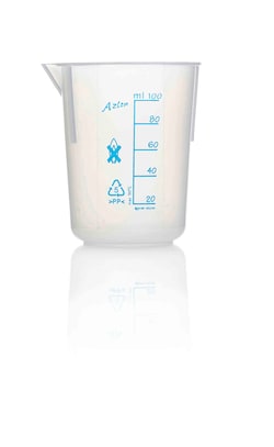 Azlon Tapered Beakers with Printed Graduations 100 mL | Buy Online | Azlon | Fisher Scientific