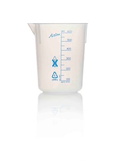 Azlon Tapered Beakers with Printed Graduations 600 mL | Buy Online | Azlon | Fisher Scientific
