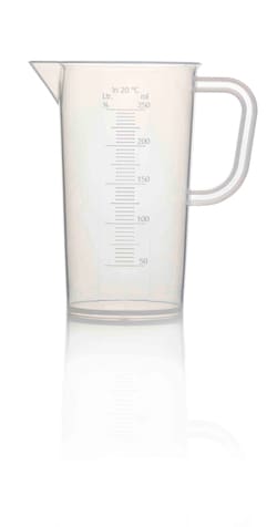 Azlon graduierte Formkannen aus Polypropylen mit Griffen 250 ml | Buy Online | Azlon | Fisher Scientific