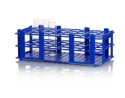 Azlon Polypropylene Test Tube Rack Blue | Buy Online | Azlon | Fisher Scientific