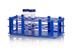 Azlon Polypropylene Test Tube Rack Blue | Buy Online | Azlon | Fisher Scientific