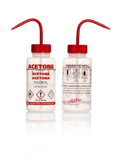 Azlon USA OSHA Vented Wide Mouth Wash Bottles Acetone | Buy Online | Azlon | Fisher Scientific