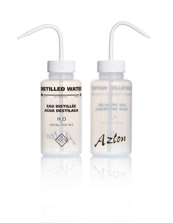 Azlon USA OSHA ventilerade tvättflaskor med bred mun Destillerat vatten | Buy Online | Azlon | Fisher Scientific