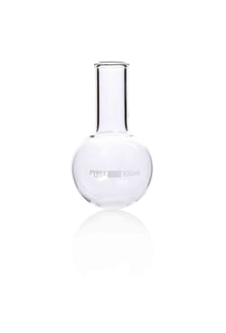Pyrex Borosilicate Glass Narrow Neck Round Bottom Boiling Flask 100 mL | Buy Online | Pyrex | Fisher Scientific