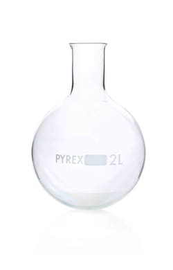Pyrex Borosilicate Glass Narrow Neck Round Bottom Boiling Flask 2000 mL | Buy Online | Pyrex | Fisher Scientific