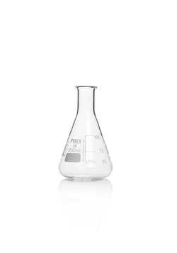 Flacon Erlenmeyer à col étroit en verre borosilicaté Pyrex 100 ml | Buy Online | Pyrex | Fisher Scientific