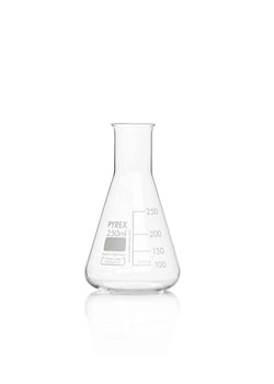 Pyrex Borosilicate Glass Narrow Neck Erlenmeyer Flask 250 mL | Buy Online | Pyrex | Fisher Scientific