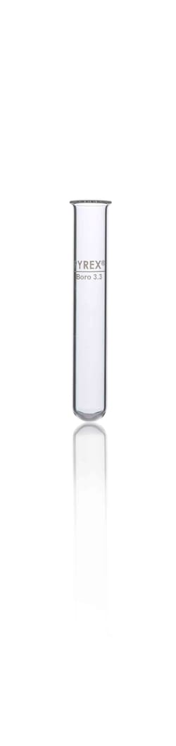Pyrex Borosilicate Glass Medium Wall Rimmed Test Tubes 12 mm | Buy Online | Pyrex | Fisher Scientific
