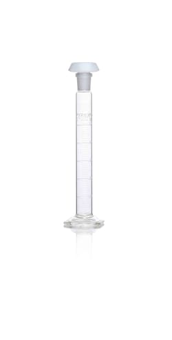 Pyrex™ Glaszylinder der Klasse A mit Polyethylen-Stopfen