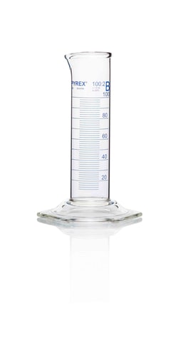 Pyrex Borosilicate Glass Cylinders in Squat Format 100 mL | Buy Online | Pyrex | Fisher Scientific