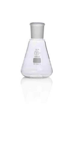 Quickfit Borosilicate Glass Erlenmeyer Flask with Quickfit Ground Glass Socket 100 mL | Buy Online | Quickfit | Fisher Scientific