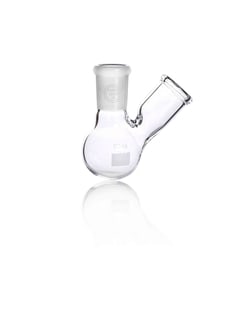 Quickfit Borosilikatglas rundbundet kolbe med septum sidehals 10 mL | Buy Online | Quickfit | Fisher Scientific