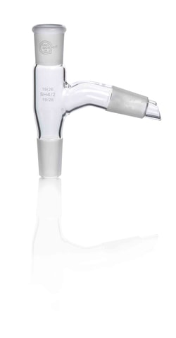 Quickfit Borosilicate Glass Still Head Adapter Cone: 19/26 (Condenser), 19/26 (Flask); Socket: 19/26 | Buy Online | Quickfit | Fisher Scientific