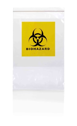 Wheaton Specimen Bag with Document Wallet, Biohazard Print 150 x 150 mm | Buy Online | Wheaton&trade; | Fisher Scientific