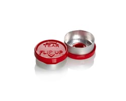 Wheaton™ Aluminum/Polypropylene Flip Tear Seal