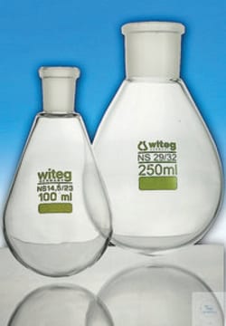Witeg 50 ML PEAR SHAPE FLASK 29/32, Quantity: 1 Stück