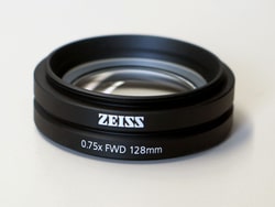 Zeiss Front Optics 3 0.75x FWD 128 mm, Quantity: Each