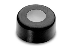 Waters X100 Black, Aluminum Crimp Cap and PTFE/Silicone Septum,, Quantity: