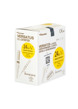 TERUMO&nbsp;SR STRAIGHT PUR VERSATUS&trade; Intravenous Catheters